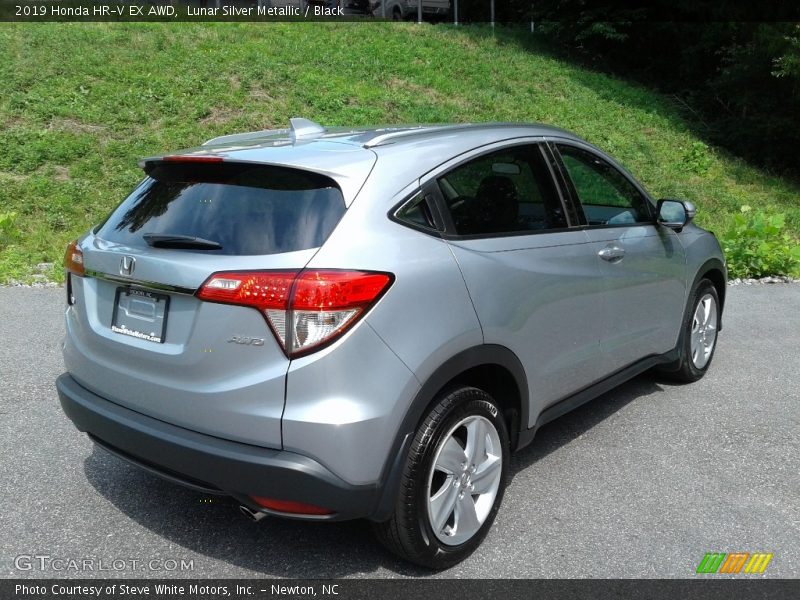 Lunar Silver Metallic / Black 2019 Honda HR-V EX AWD