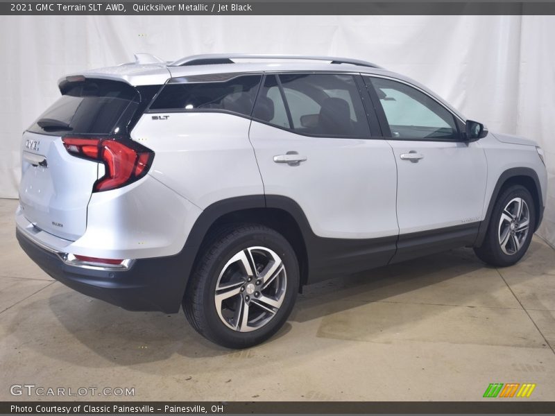 Quicksilver Metallic / Jet Black 2021 GMC Terrain SLT AWD