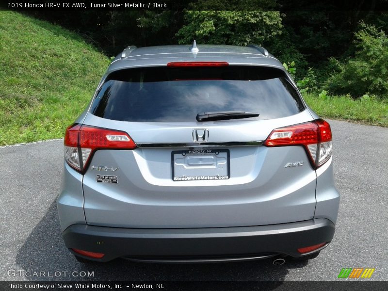 Lunar Silver Metallic / Black 2019 Honda HR-V EX AWD