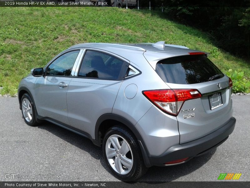 Lunar Silver Metallic / Black 2019 Honda HR-V EX AWD