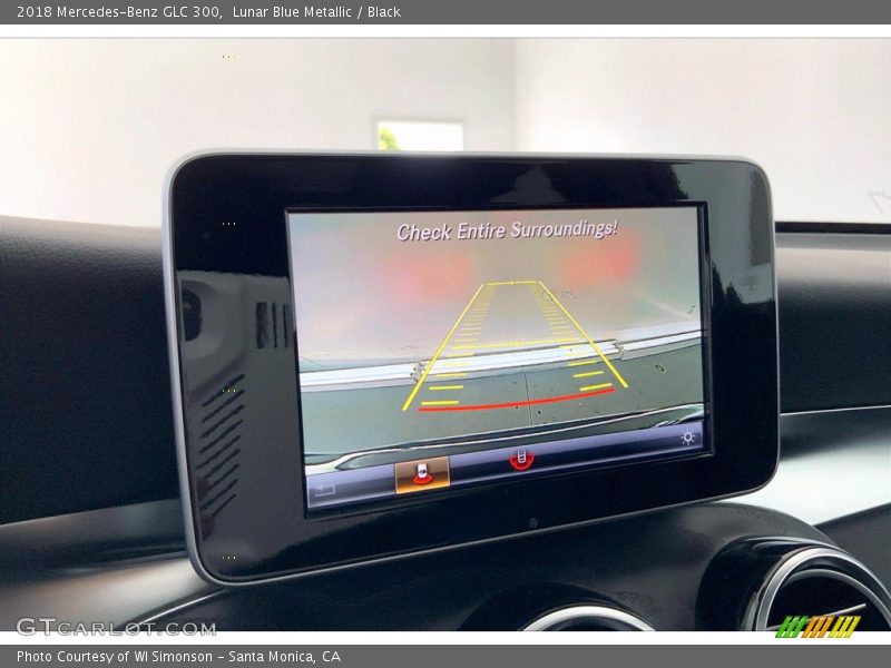 Lunar Blue Metallic / Black 2018 Mercedes-Benz GLC 300