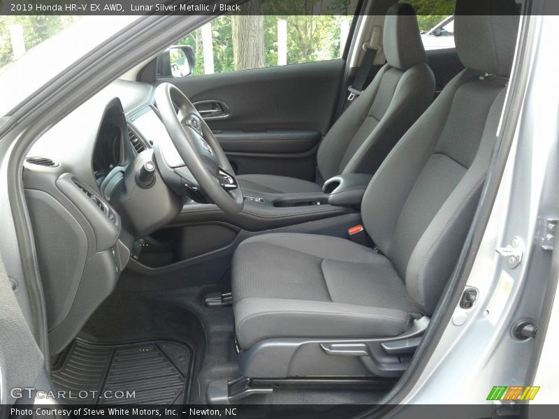 Lunar Silver Metallic / Black 2019 Honda HR-V EX AWD