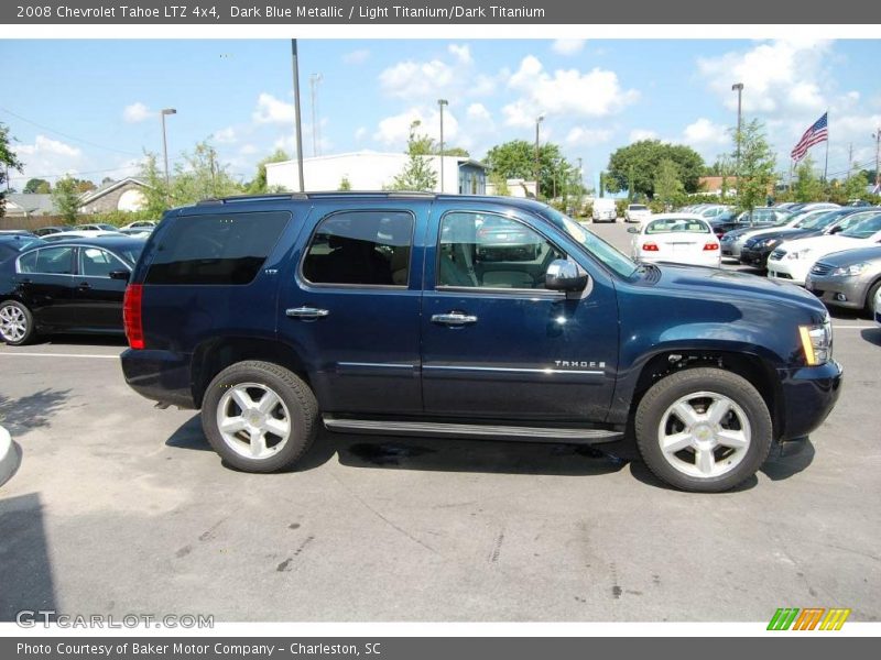 Dark Blue Metallic / Light Titanium/Dark Titanium 2008 Chevrolet Tahoe LTZ 4x4