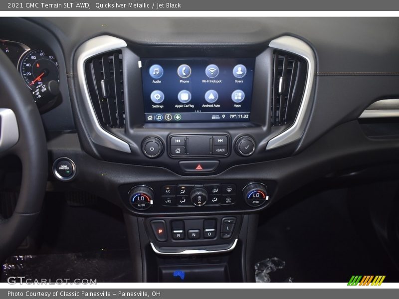 Quicksilver Metallic / Jet Black 2021 GMC Terrain SLT AWD