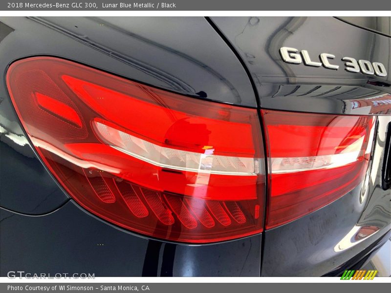 Lunar Blue Metallic / Black 2018 Mercedes-Benz GLC 300