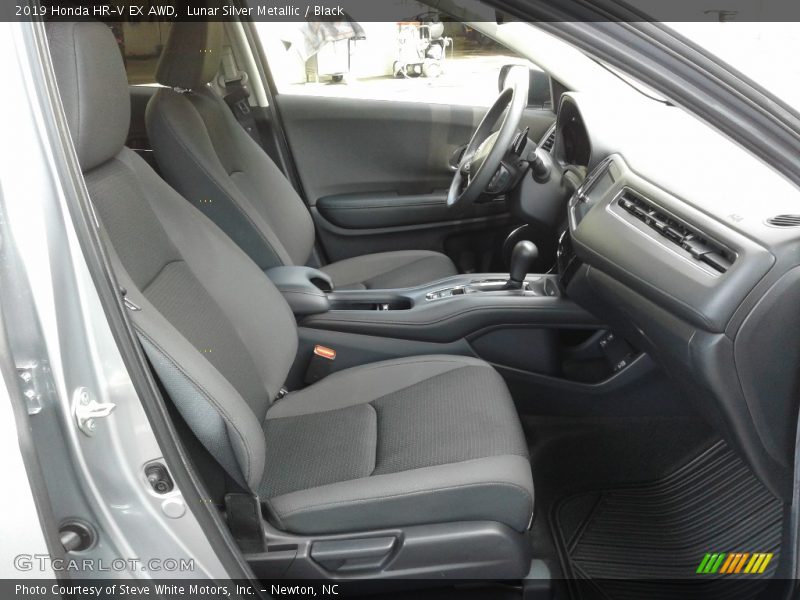 Lunar Silver Metallic / Black 2019 Honda HR-V EX AWD