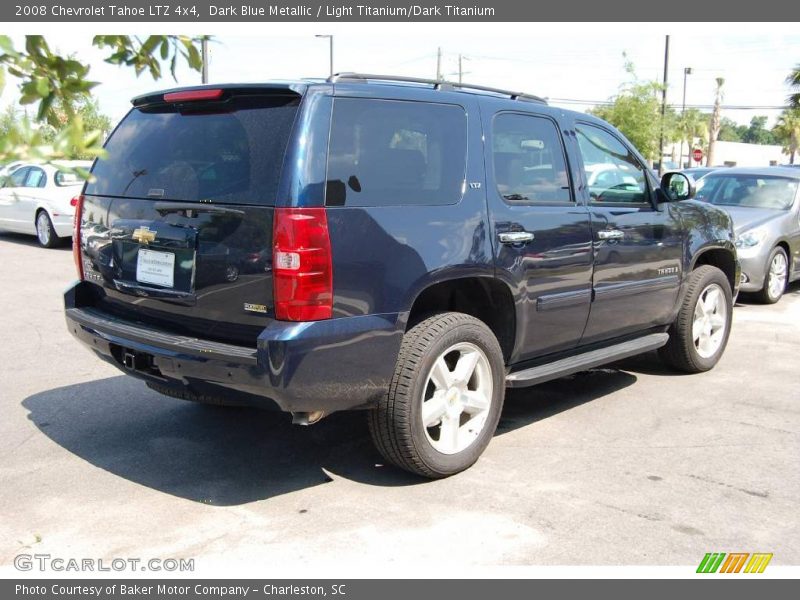 Dark Blue Metallic / Light Titanium/Dark Titanium 2008 Chevrolet Tahoe LTZ 4x4