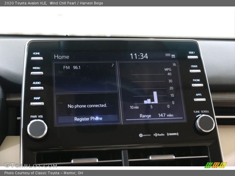 Wind Chill Pearl / Harvest Beige 2020 Toyota Avalon XLE