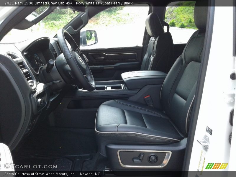 Ivory White Tri-Coat Pearl / Black 2021 Ram 1500 Limited Crew Cab 4x4