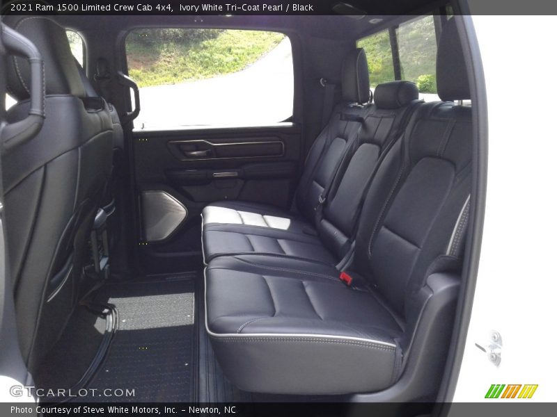 Ivory White Tri-Coat Pearl / Black 2021 Ram 1500 Limited Crew Cab 4x4