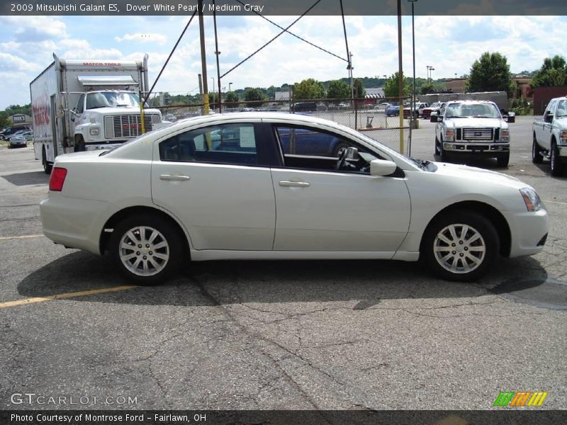 Dover White Pearl / Medium Gray 2009 Mitsubishi Galant ES