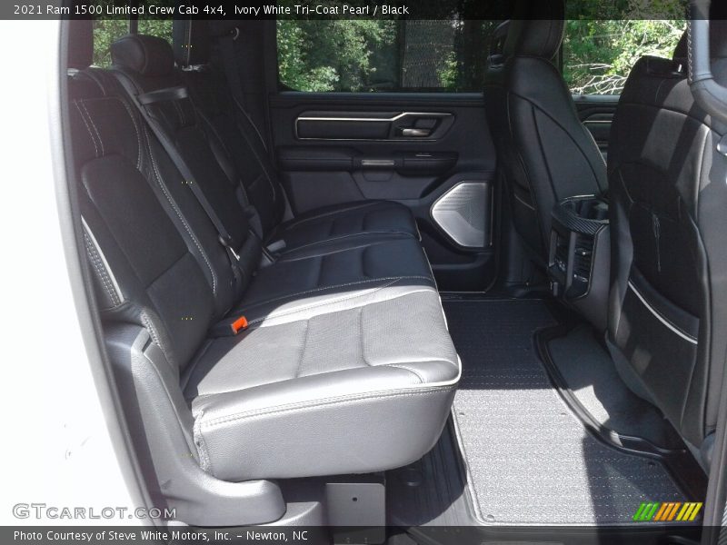 Ivory White Tri-Coat Pearl / Black 2021 Ram 1500 Limited Crew Cab 4x4