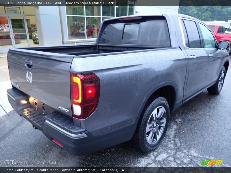 Modern Steel Metallic / Black 2019 Honda Ridgeline RTL-E AWD