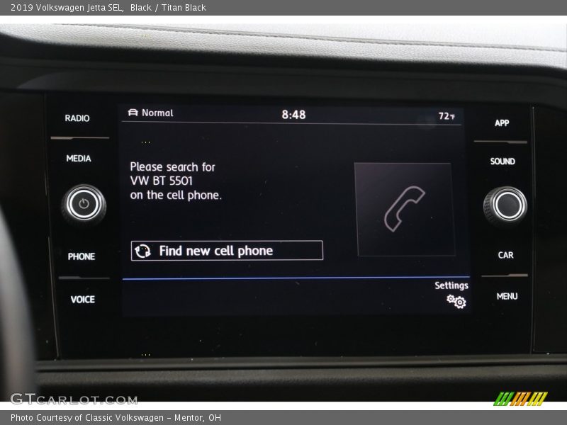 Black / Titan Black 2019 Volkswagen Jetta SEL
