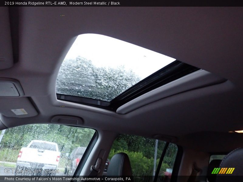 Modern Steel Metallic / Black 2019 Honda Ridgeline RTL-E AWD