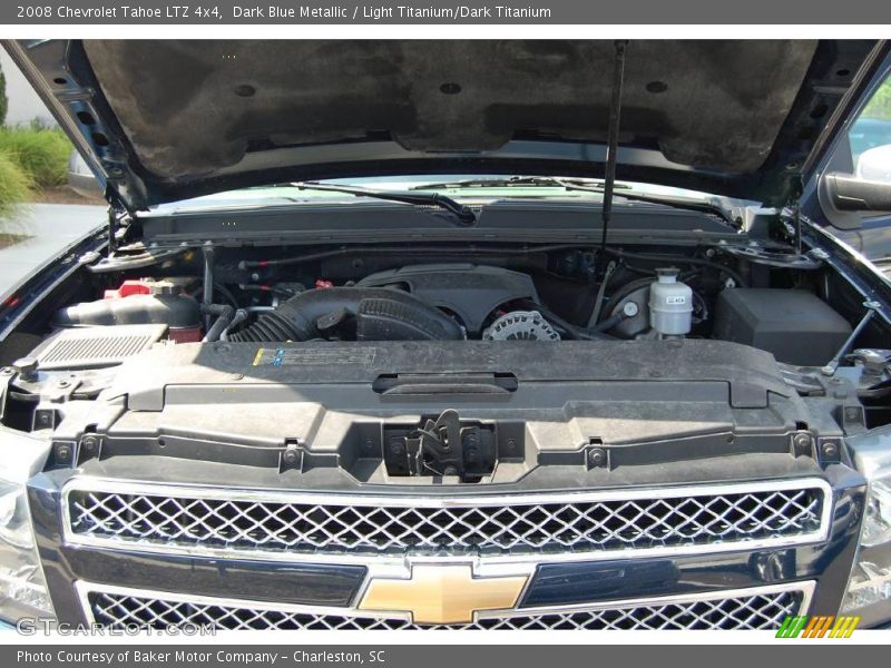 Dark Blue Metallic / Light Titanium/Dark Titanium 2008 Chevrolet Tahoe LTZ 4x4