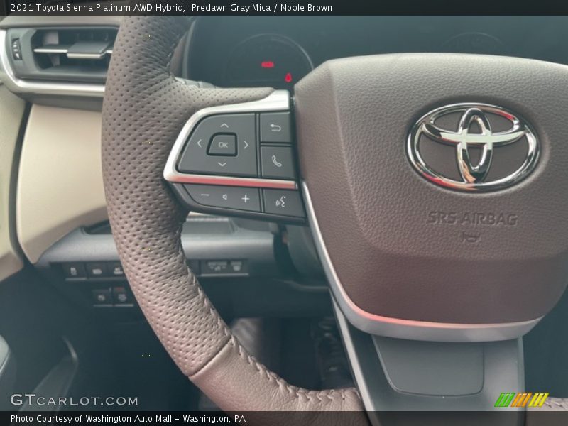  2021 Sienna Platinum AWD Hybrid Steering Wheel