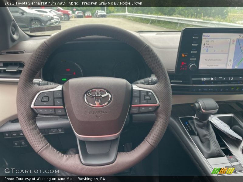  2021 Sienna Platinum AWD Hybrid Steering Wheel