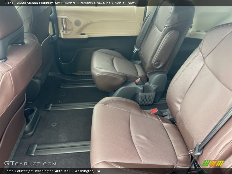 Rear Seat of 2021 Sienna Platinum AWD Hybrid