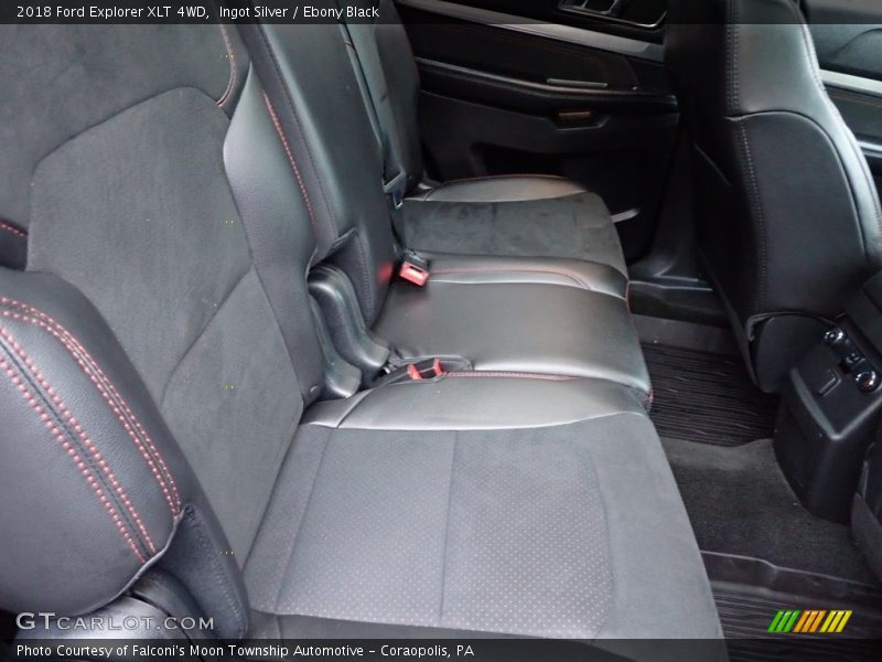 Ingot Silver / Ebony Black 2018 Ford Explorer XLT 4WD
