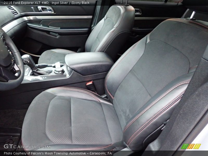 Front Seat of 2018 Explorer XLT 4WD