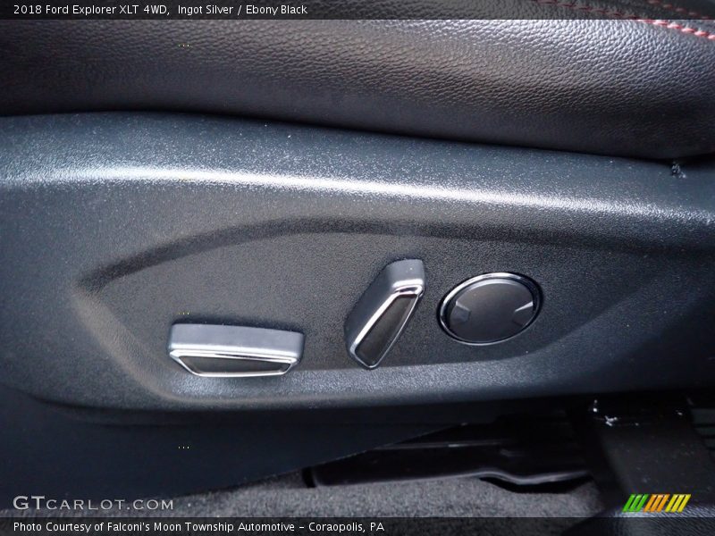 Ingot Silver / Ebony Black 2018 Ford Explorer XLT 4WD