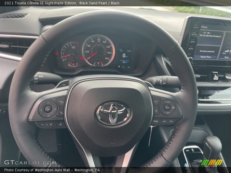  2021 Corolla SE Nightshade Edition Steering Wheel