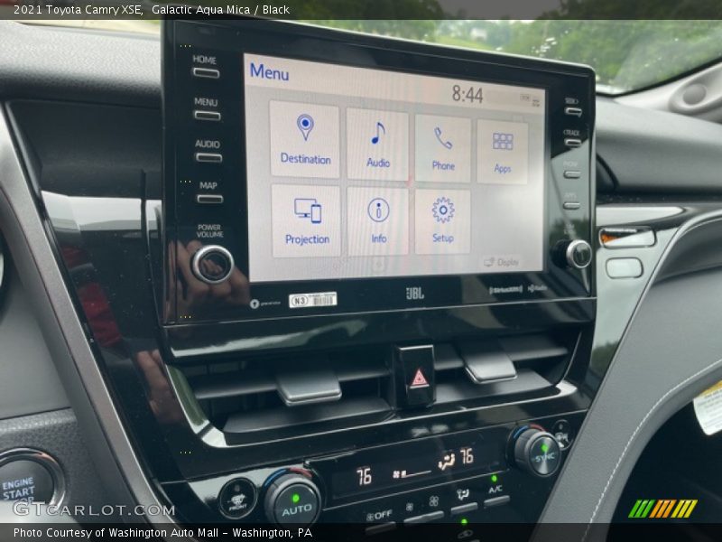 Controls of 2021 Camry XSE