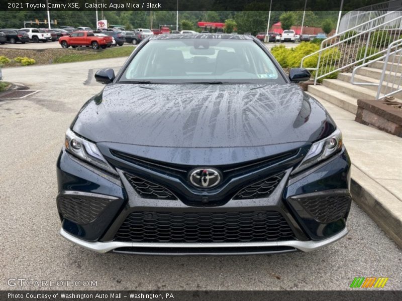 Galactic Aqua Mica / Black 2021 Toyota Camry XSE
