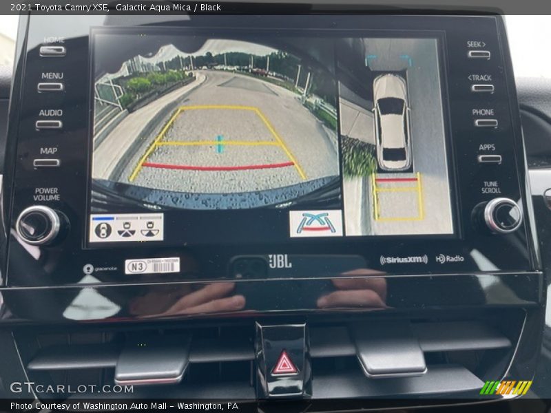 Galactic Aqua Mica / Black 2021 Toyota Camry XSE