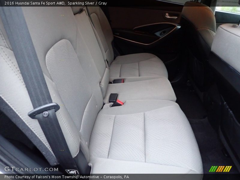 Sparkling Silver / Gray 2016 Hyundai Santa Fe Sport AWD