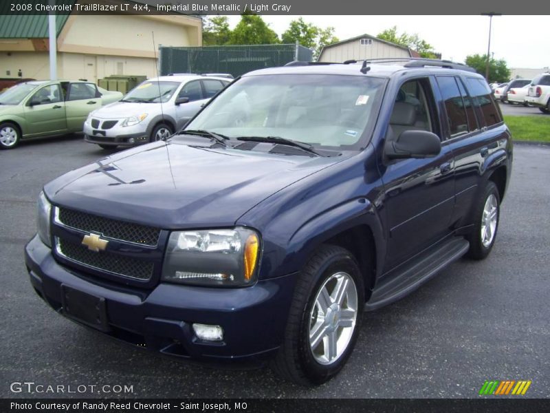Imperial Blue Metallic / Light Gray 2008 Chevrolet TrailBlazer LT 4x4