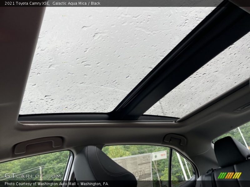 Galactic Aqua Mica / Black 2021 Toyota Camry XSE