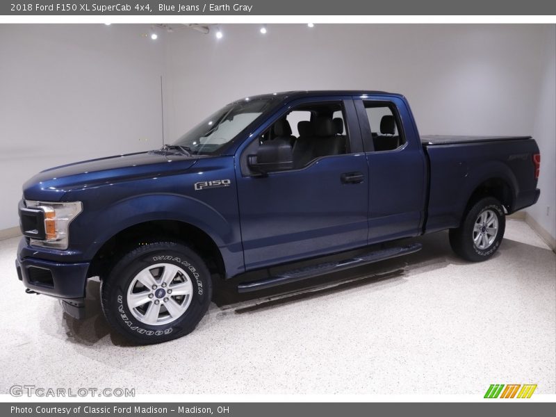 Blue Jeans / Earth Gray 2018 Ford F150 XL SuperCab 4x4