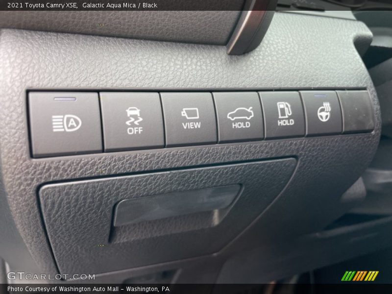Controls of 2021 Camry XSE