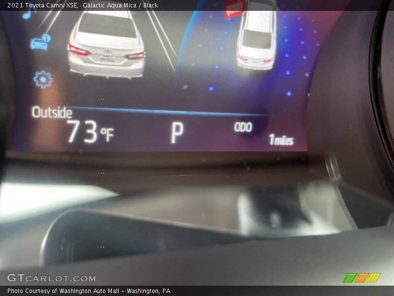 Galactic Aqua Mica / Black 2021 Toyota Camry XSE