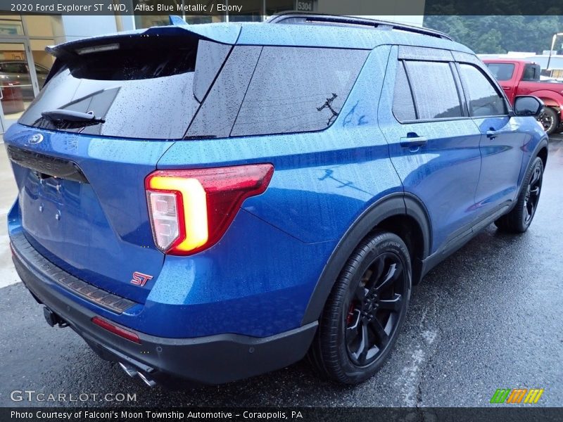 Atlas Blue Metallic / Ebony 2020 Ford Explorer ST 4WD