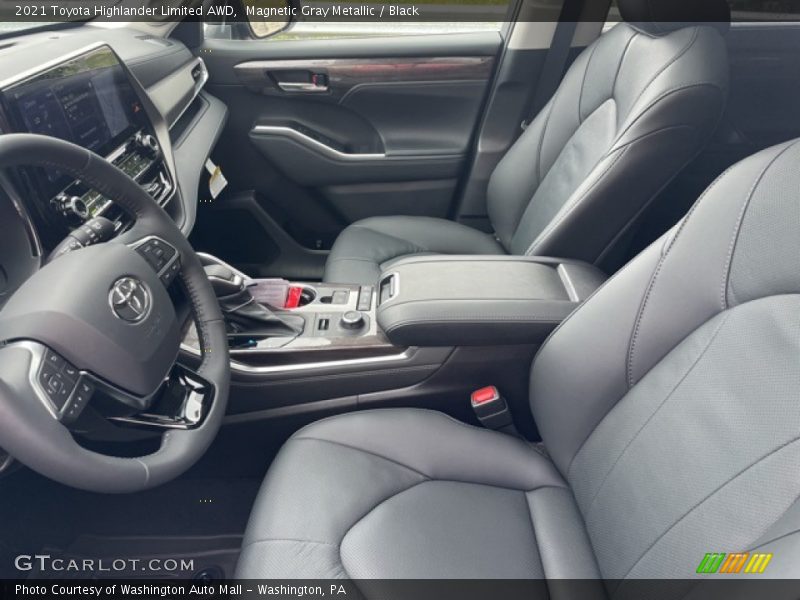 Magnetic Gray Metallic / Black 2021 Toyota Highlander Limited AWD