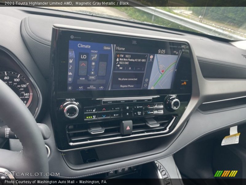 Magnetic Gray Metallic / Black 2021 Toyota Highlander Limited AWD