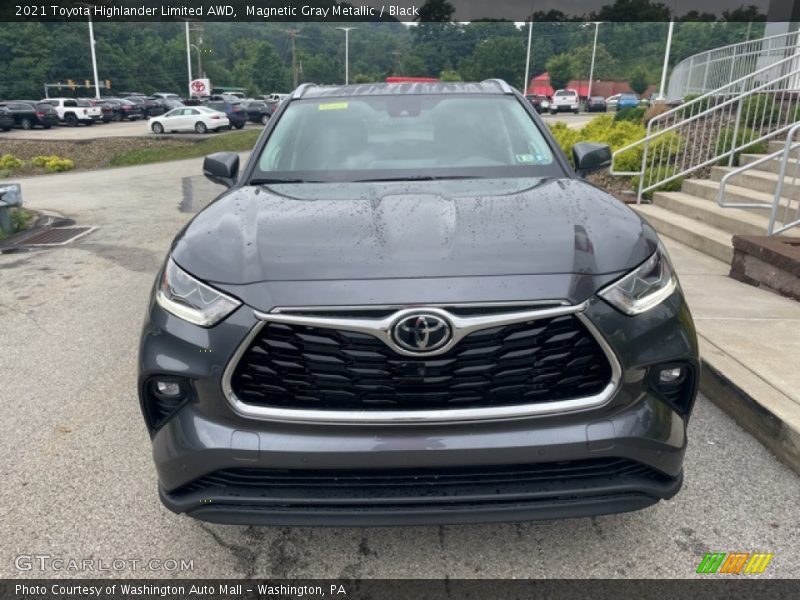 Magnetic Gray Metallic / Black 2021 Toyota Highlander Limited AWD