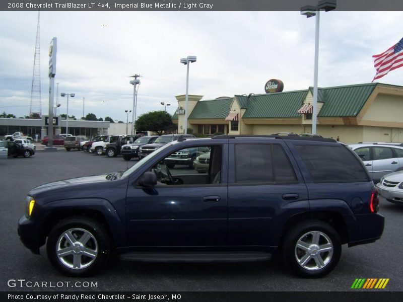 Imperial Blue Metallic / Light Gray 2008 Chevrolet TrailBlazer LT 4x4
