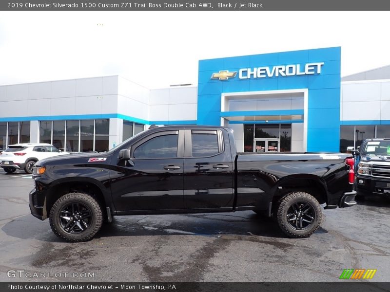Black / Jet Black 2019 Chevrolet Silverado 1500 Custom Z71 Trail Boss Double Cab 4WD