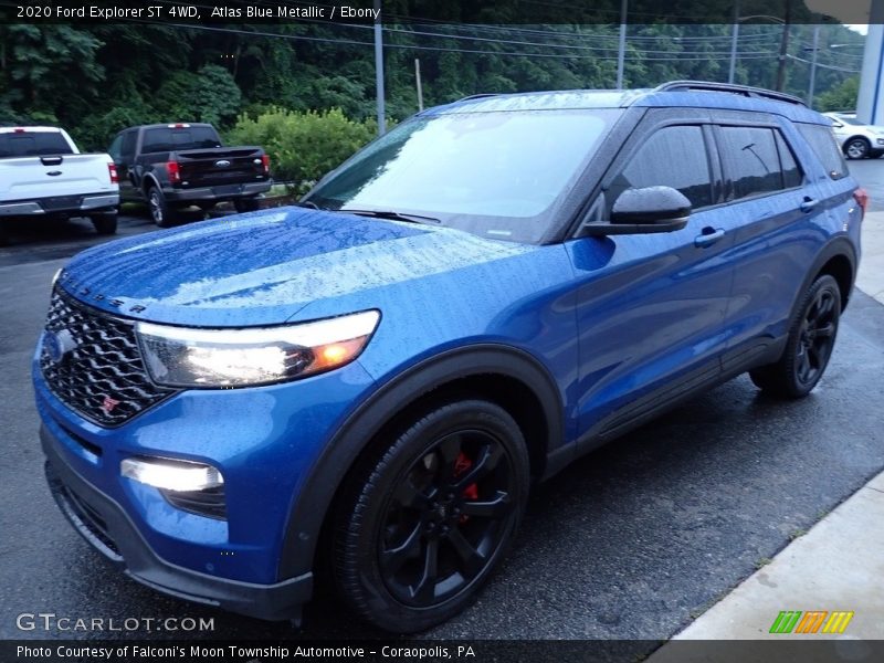 Atlas Blue Metallic / Ebony 2020 Ford Explorer ST 4WD