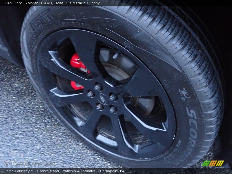 Atlas Blue Metallic / Ebony 2020 Ford Explorer ST 4WD