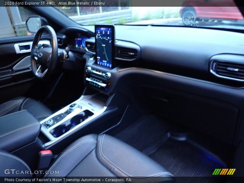 Atlas Blue Metallic / Ebony 2020 Ford Explorer ST 4WD