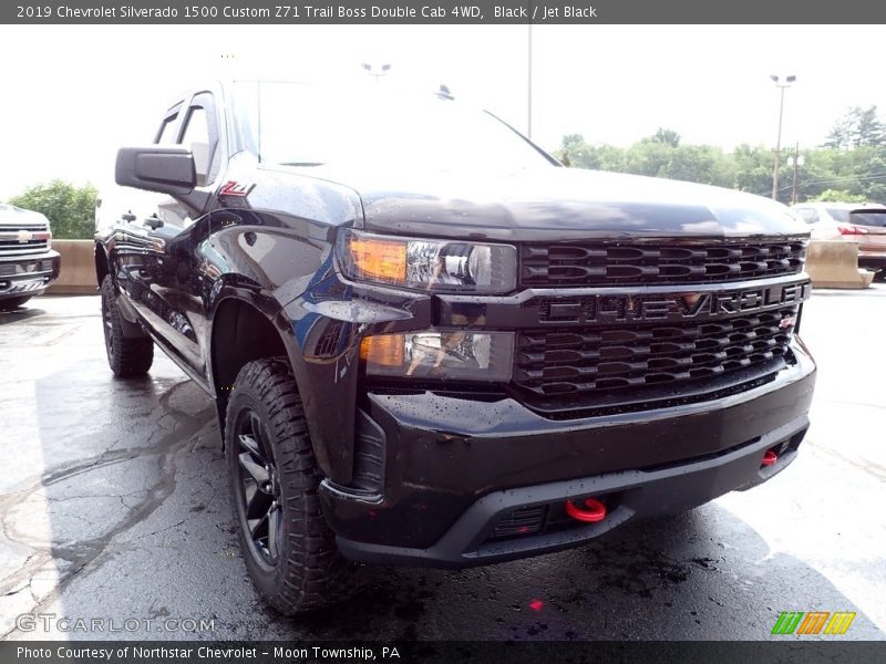 Black / Jet Black 2019 Chevrolet Silverado 1500 Custom Z71 Trail Boss Double Cab 4WD