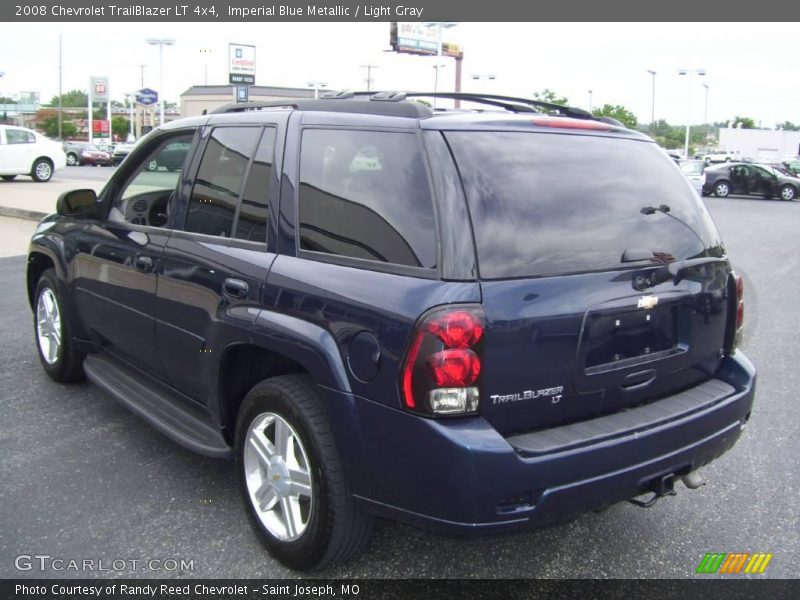 Imperial Blue Metallic / Light Gray 2008 Chevrolet TrailBlazer LT 4x4