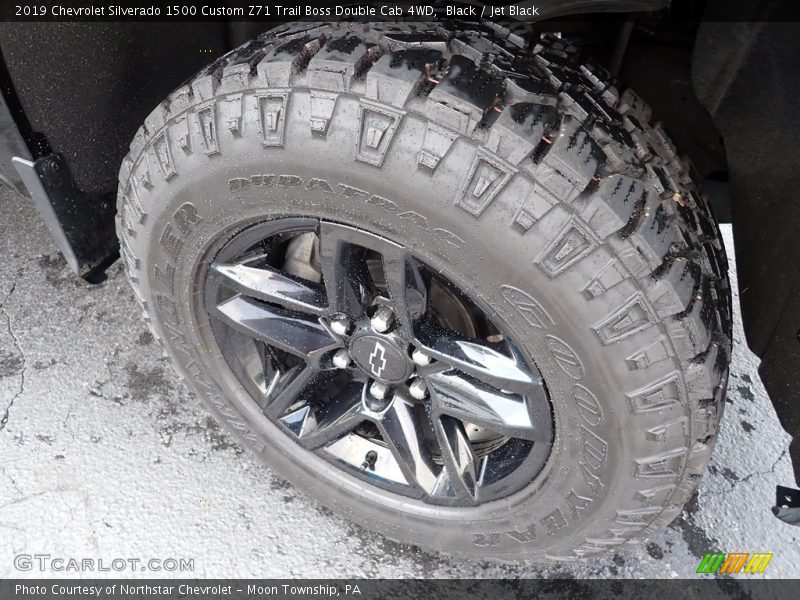 Black / Jet Black 2019 Chevrolet Silverado 1500 Custom Z71 Trail Boss Double Cab 4WD
