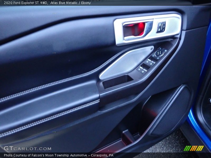 Atlas Blue Metallic / Ebony 2020 Ford Explorer ST 4WD