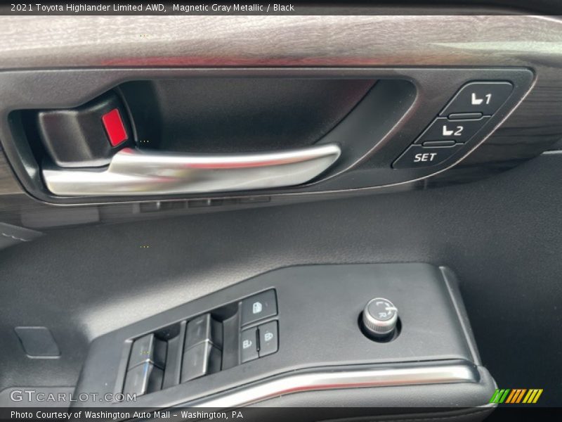 Magnetic Gray Metallic / Black 2021 Toyota Highlander Limited AWD
